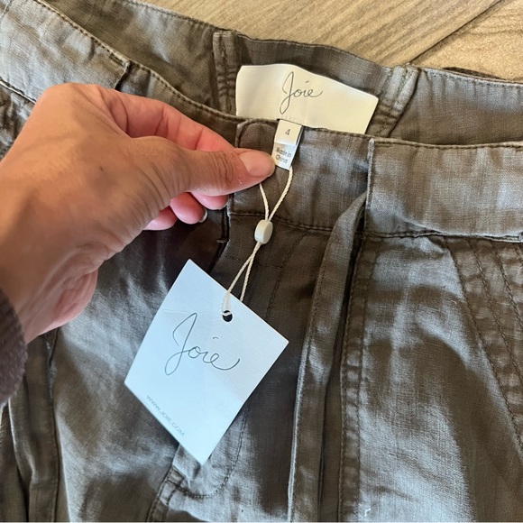JOIE | ERLETTE LINEN CARGO PANTS NWT - Picture 3 of 5